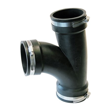 Fernco Fernco Schedule 40 3 in. Hub X 3 in. D Hub PVC 8 in. Tee 1 pk PQT-300